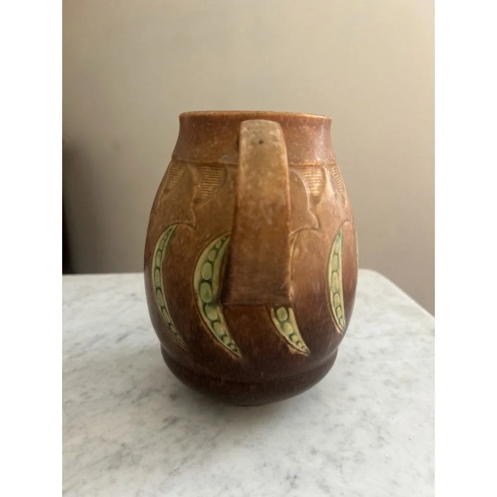 Roseville Falline Tan Vase SHAPE HARD TO FIND READ